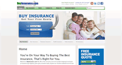 Desktop Screenshot of buyinsurance.com